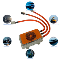 Chargeur embarqué 2kW 50V/48V/54,6V/72V pour tricycle électrique, scooter, voiturette de golf, étanche IP67, 93% de rendement