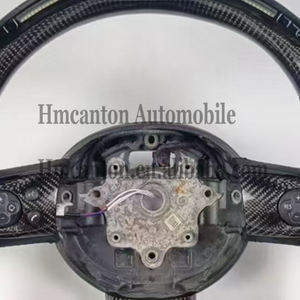 Volante Deportivo LED de Fibra de Carbono y Alcántara de Último Diseño M Performance para BMW Mini Cooper S R56 R61 - Product Image 3