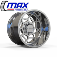 Jantes forgées 22x12 24x14 26x14 22x12 8x180 pour GMC Sierra 2500HD 3500HD pour Chevy Silverado 2500HD Super Single Style 4x4