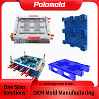 Moule de palettes et caisses en plastique industriel injecté POLOMOLD, haute résistance, fournisseur du Zhejiang