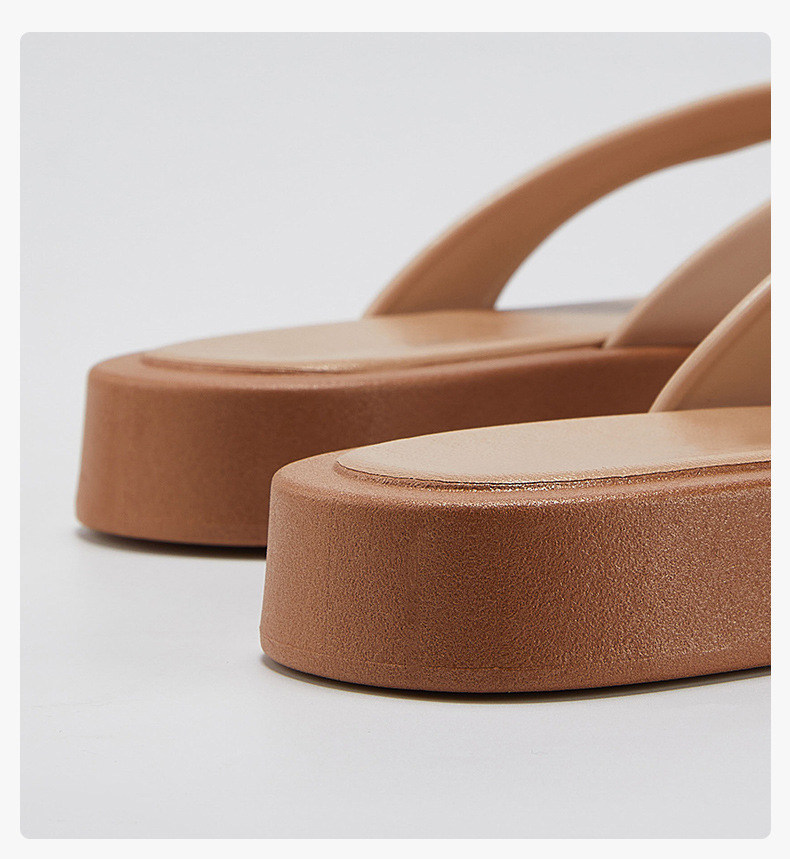 Ladies Flip-flops Slippers Simple and Comfortable Soft Sole Double Upper Sandals Women Slipper