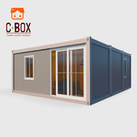 Maisons mobiles de luxe modulaire moderne préfabriquées, petites maisons, 1 chambre avec salle de bain, idéale pour un salon