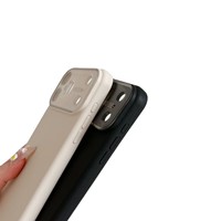 Étui en silicone solide avec fenêtre large et protection d'objectif, antichoc et résistant aux chutes pour iPhone 12/17 Pro Max et iPhone 16