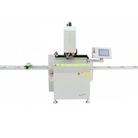 Machine de perçage d'angle CNC 3 axes 2,8 kW pour profilés aluminium de fenêtres et portes JUNDE