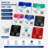 Carte de visite pour les réseaux sociaux, RFID 13,56 MHz, étiquette de paiement NFC pour les restaurants et le commerce de détail - Mini étiquette étanche