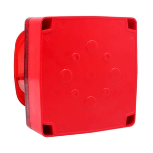SUMRING SR-108 Alarme sonore à haut niveau sonore, sirène stroboscopique rouge murale en ABS durable DC12V/24V/220V pour système d'alarme incendie - Product Image 3