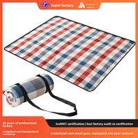 Tapis de pique-nique extérieur en acrylique 2 mm, en mousse PEVA, imperméable, résistant à l'humidité, épaissi, dense et découpable, pour sol de stand