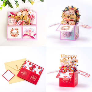 Scatola Sorpresa 3D Pop-up <span class=keywords><strong>con</strong></span> Biglietto Regalo in Carta per la Festa della Mamma, <span class=keywords><strong>con</strong></span> Busta, per Decorazioni Festa della Mamma 'Amo la Mamma' - Product Image 5