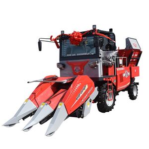 China specially manufactured self-propelled 50 HP 2 row corn combine harvester corn harvester price