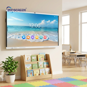 Pizarra Interactiva Inteligente INGSCREEN 4K Ultra HD con Bloqueo de Seguridad y Transmisión Multidispositivo para Salas de Capacitación Corporativa - Product Image 4
