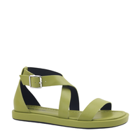 2025 mode tendance dames sandales plates de haute qualité en cuir véritable à la main personnalisé grande taille femme chaussures