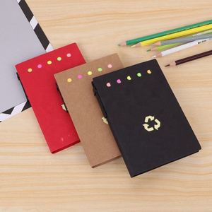 Bloc de Notas Adhesivas Promocionales para Regalos Estudiantiles, Bloc de Notas con Cubierta de Papel Kraft, Regalos Publicitarios - Product Image 3
