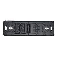 Planche de musculation pliable noire, directement de l'usine, avec conception portable pour la zone abdominale, pour la salle de sport et l'entraînement de force - Équipement de sit-up unisexe