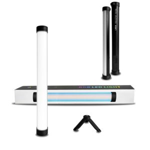 Xách tay RGB <span class=keywords><strong>LED</strong></span> ống đèn cầm tay Stick nhiếp ảnh video đèn ABS Chất liệu Studio máy ảnh điện thoại chụp ảnh điền vào ánh sáng - Product Image 2