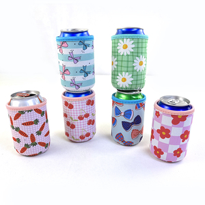 Tùy Chỉnh In Ấn Cách Điện Neoprene Thường Xuyên Lon Tay Áo Dễ Thương Bia Soda Có Thể Mát - Product Image 2