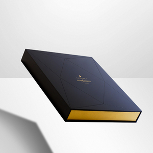 Custom Printed Hard Grey Board Luxury Packaging Book Shape Magnet Rigid Gift <b>Boxes</b> - Product Image 3