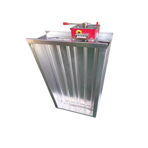 24V <span class=keywords><strong>allumer</strong></span> le mécanisme de commande actionneur SS304 matériau en tôle galvanisée échappement de fumée liens fusibles motorisés amortisseur d'incendie - Product Image 2