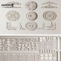 Rosace de plafond GRG style Empire, fourniture directe usine, rosette en plâtre de style provincial français pour salon