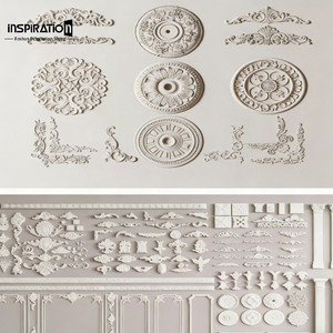 Moldura de Columna GRG Tradicional para Decoración de Hospitales, Base de Pilar, Capitel, <span class=keywords><strong>Columnas</strong></span> <span class=keywords><strong>Doricas</strong></span>/Toscanas, Duraderas - Product Image 3