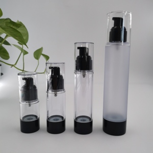 Flacon pompe airless 15 <span class=keywords><strong>20</strong></span> 30 50 80 100 ml pour crème visage, flacon airless 30 ml pour sérum huileux et gel contour des yeux pour emballage cosmétique - Product Image 4