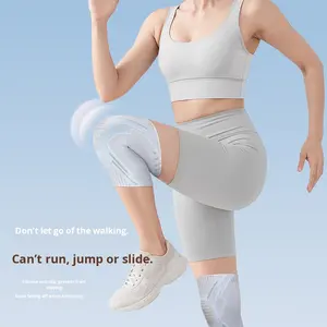 Genouillères de sport professionnelles fines et antidérapantes pour femmes, soutien pour la course à pied, la <span class=keywords><strong>corde</strong></span> à <span class=keywords><strong>sauter</strong></span>, l'escalade, le badminton, le cyclisme, protection des articulations - Product Image 4