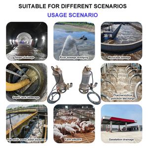 WQ High Pressure Vertical Slurry Dredging Electric Marine Submersible Sewage <b>Pump</b> for Water Waste Treatment - Product Image 3