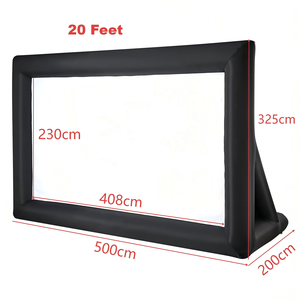 Écran de projection gonflable géant de 20 pieds pour l'extérieur, fabricant chinois d'écrans de projection gonflables en gros - Product Image 3