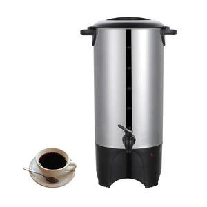 Urne à café électrique de 40 tasses, 6 litres, 120 V, <span class=keywords><strong>machine</strong></span> à café en acier inoxydable pour café, cafétéria, hôtel, bouilloire à café commerciale - Product Image 3