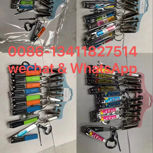 Cortaúñas grande, soporte para gancho para llaves, limpiador de oídos, una tarjeta, 10 juegos, suministro de fábrica china, precio bajo, costo barato - Product Image 1