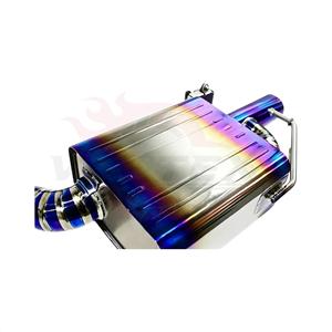 Sistema de Escape Catback con Válvulas Vortex Titanium Blue para Mercedes W213 E300 2.0T con Silenciadores Laterales Dobles y Sistema de Solapas Eléctricas - Product Image 5
