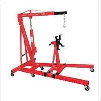 Vente flash : Grue de moteur pliable de 2 tonnes, grue d'atelier de réparation de moteur de voiture et support de moteur en acier, palan de moteur rotatif pour le levage automobile