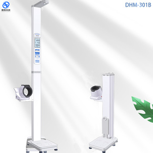 Báscula Inteligente de Altura y Peso Dhm-301b con Transmisión de Voz, Pantalla LCD Táctil, Funciona con Batería para Monitoreo de Salud - Product Image 3