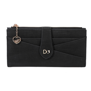 Premium Solid PU <b>Long</b> Wallet Zipper Buckle Large Capacity Portable Minimalist Elegant Ladies Daily Clutch <b>Purse</b> - Product Image 2