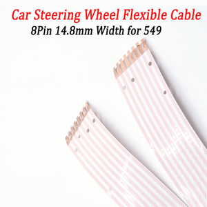 Kabel FFC Fleksibel Lebar 14.8mm 8Pin Kustom Pabrik untuk Kabel Sinyal Internal Jam Mobil 549 - Product Image 1