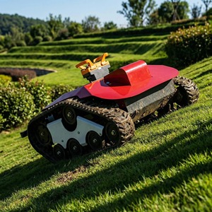 Eco-Friendly Lithium <b>Battery</b> 13HP <b>24V</b> Single Cylinder Remote Control Lawn Mower SK-500 All Terrain Slope Mowing Robot 500mm SK-5 - Product Image 3