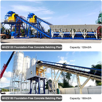 Pabrik Beton Berkualitas Baik Harga Langsung Pabrik HZS25 60 120 Pabrik Batching Beton Siap Pakai