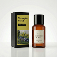Aceite Aromático Natural de Origen Natural de 100 ml con Fragancia de Bosque Noruego, Aroma Concentrado con Notas Amaderadas Frescas, Difusor de Aroma Ecológico