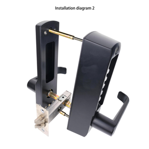 กุญแจล็อคประตูแบบไม่ใช้กุญแจล็อคแบบปุ่มกดล็อคแบบกลไกดิจิทัลสำหรับโรงงานกลางแจ้ง - Product Image 6