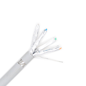 Câble Ethernet Cat7 Cat6a Cat8 Prix Usine Extérieur en Vrac UTP SFTP Blindé 23 24AWG Cuivre <span class=keywords><strong>RJ45</strong></span> pour Réseau LAN - Product Image 3