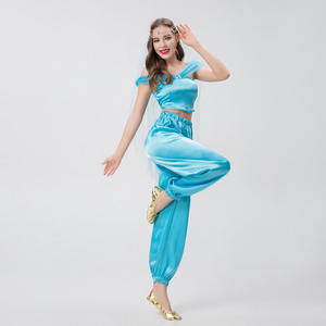 <span class=keywords><strong>Disfraz</strong></span> de Halloween Aladino lámpara mágica princesa Jasmine vestido adulto traje señora Cosplay <span class=keywords><strong>disfraz</strong></span> de animación - Product Image 4