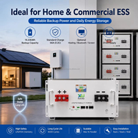 Système de stockage solaire XU 5kWh 15kWh, onduleur domestique 51.2V, batterie LiFePO4 Power Wall 100Ah, communication CAN, sortie 10-20kW, 6000
