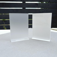 Supports de numéros de table personnalisés pour restaurants et réceptions de mariage, numéros de table/menu vierges en acrylique
