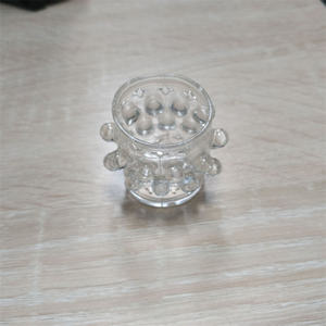 Semi-Bedekte <span class=keywords><strong>Penis</strong></span> Vergroter <span class=keywords><strong>Ring</strong></span> <span class=keywords><strong>Penis</strong></span> Extender Met Volledige Kralen Voor Koppels Seksspeeltjes, Ultrazachte Rekbare Herbruikbare Haan Mouw - Product Image 6