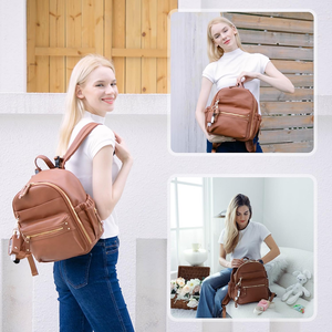 Bolsa de Pañales de Piel Sintética al por Mayor, <span class=keywords><strong>Mochila</strong></span> con Cambiador, Correas para Cochecito, Estuche para Chupetes, Resistente al Agua, Unisex, Bolsa de Viaje para Bebé - Product Image 5