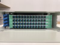 4U Rack Mount 12 24 48 96 144 Core Port ODF avec plateau d'épissure Fiber optique Distribution Frame fibre optique patch panel ODF
