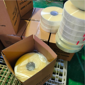 Prix vente ruban adhésif logo personnalisé imprimé expédition emballage en plastique ruban adhésif 200m par carton <span class=keywords><strong>colis</strong></span> de boxe - Product Image 2