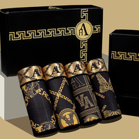 Boxers pour hommes de haute qualité, nobles, de luxe, classiques, hautement élastiques, respirants, M-4XL, confortables, en soie douce comme de la glace