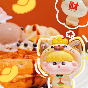 Figurine de collection en boîte aveugle de la série Grain mignonne d'animal à grandes oreilles de Baby Three Fatty, cadeau adorable - Product Image 1