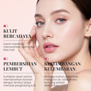 KORMESIC Certifié Bpom Vente en Gros 60ml Nettoyant Visage Doux Équilibrant l'Hydratation et Éclatant pour une Peau Radieuse – Booster d'Éclat - Product Image 3