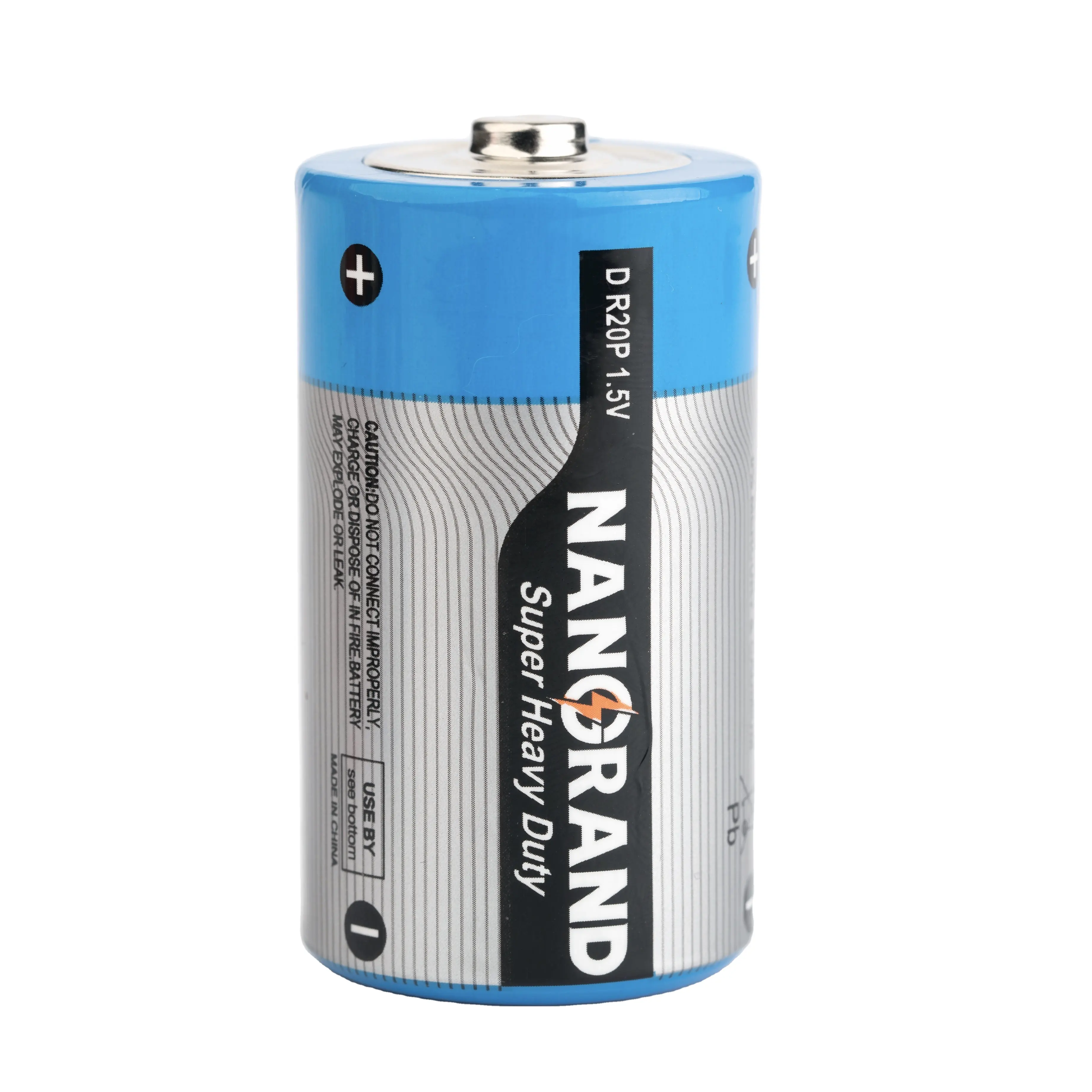 Heavy Duty 1.5V Zinc Carbon R20P Size D Dry Battery With Long Shelf Life